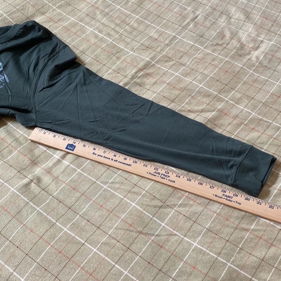 Eddie Bauer nwt cotton blend green long sleeve tee shirt pullover crew xl - Picture 12 of 12